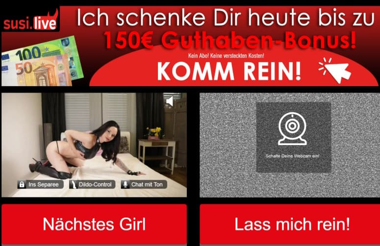 susi live gutschein 150