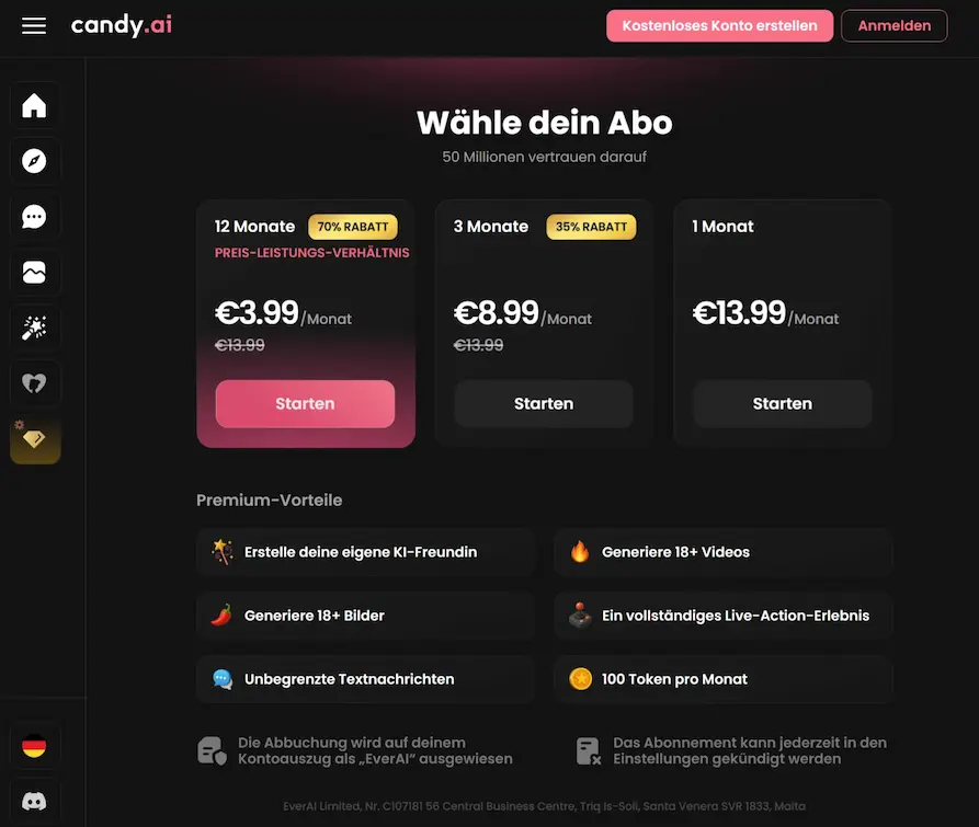candy.ai preise
